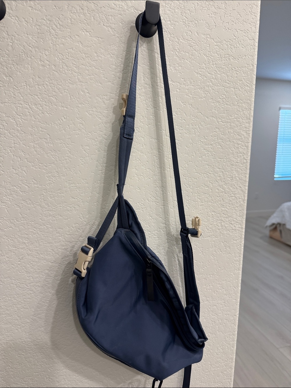 lululemon athletica Navy Blue Crossbody Sling Bag